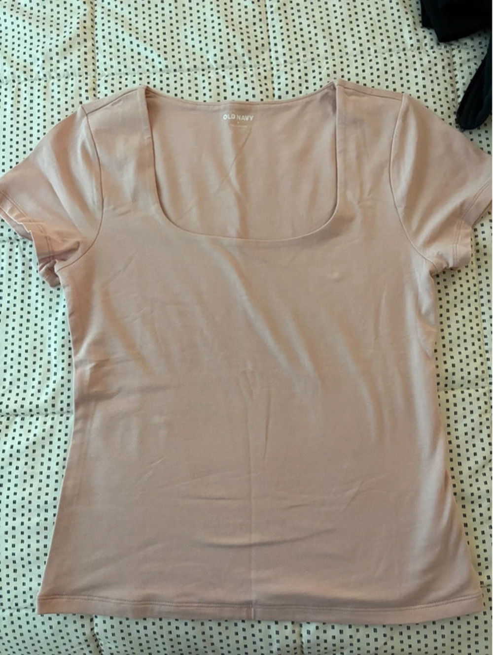 Old Navy Pale Pink Square neck tee
